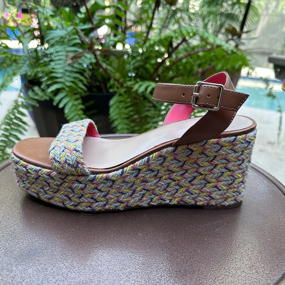 Mix No. 6 Multicolor Woven Wedges